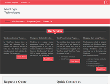 Tablet Screenshot of mindlogixtech.com